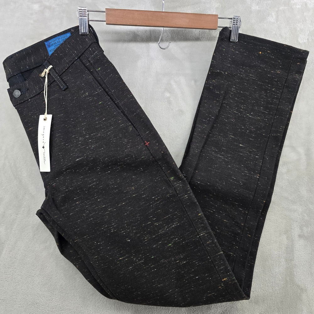 NWT Imogene + Willie Mens 30 Oscar Reverse Black Indigo Nep Pants Trousers